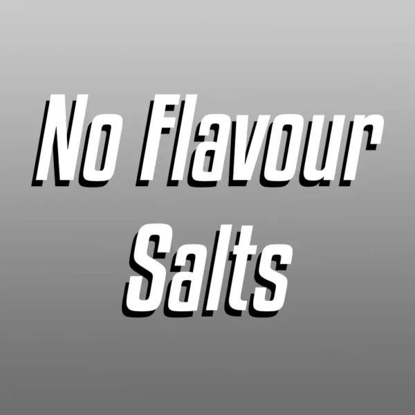 No flavour salts with grey background